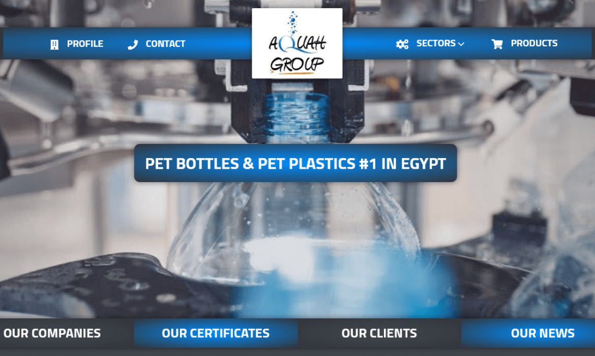 تصميم موقع بلاستيك PET Plastics 🍶 تصميم موقع زجاجات بلاستيك PET Bottles💧 تصميم موقع بالجيزة 🇾🇪 مصر