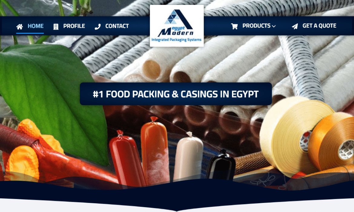 Packing Web Design 📦 Casings Web Design 🥩 Food Web Design 🍗 Web Design in Cairo, Egypt 🇪🇬