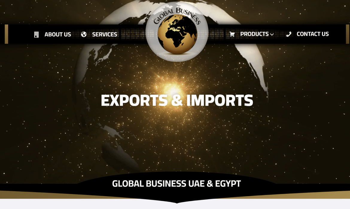 Import & Export Web Design