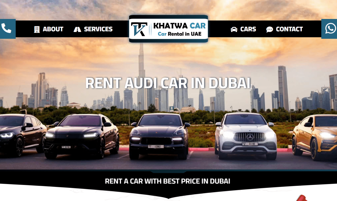 تصميم موقع سيارات Cars 🚘 تصميم موقع ايجار سيارات Cars Rental 🚖 تصميم موقع ليموزين 🇦🇪 الامارات UAE