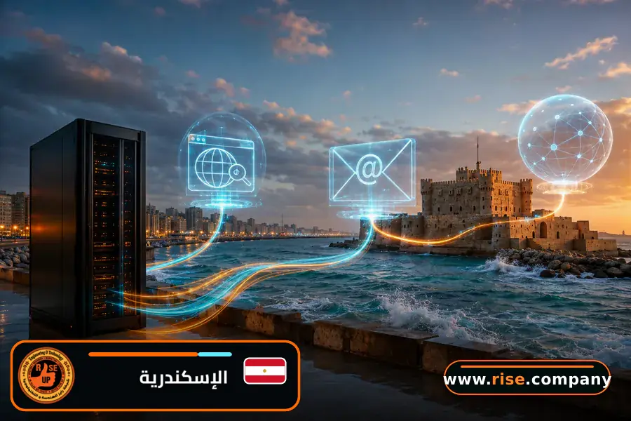 استضافة مواقع وتصميم مواقع وايميلات الشركات في محافظة الإسكندرية