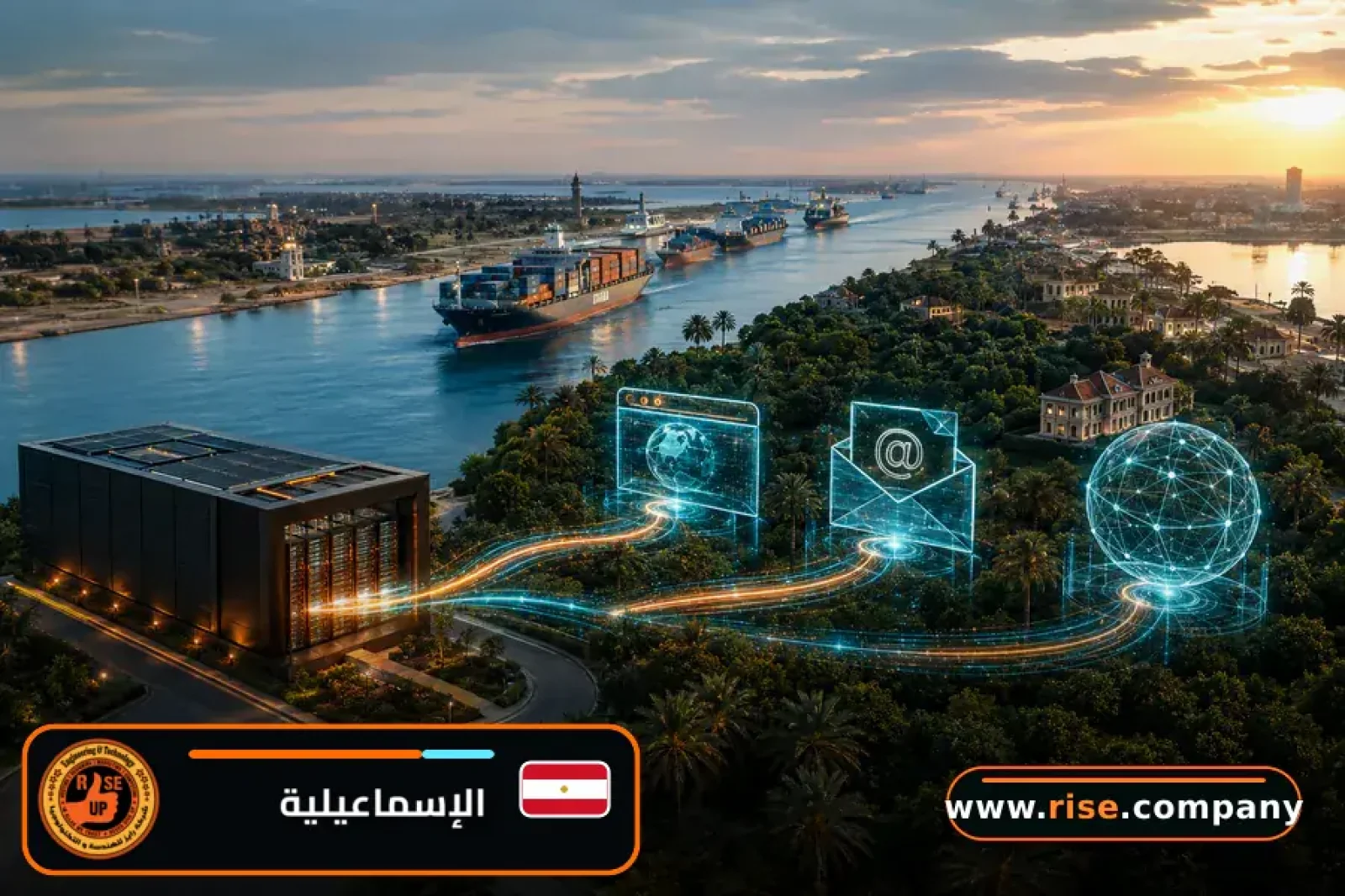 استضافة مواقع وتصميم مواقع وايميلات الشركات في محافظة الإسماعيلية