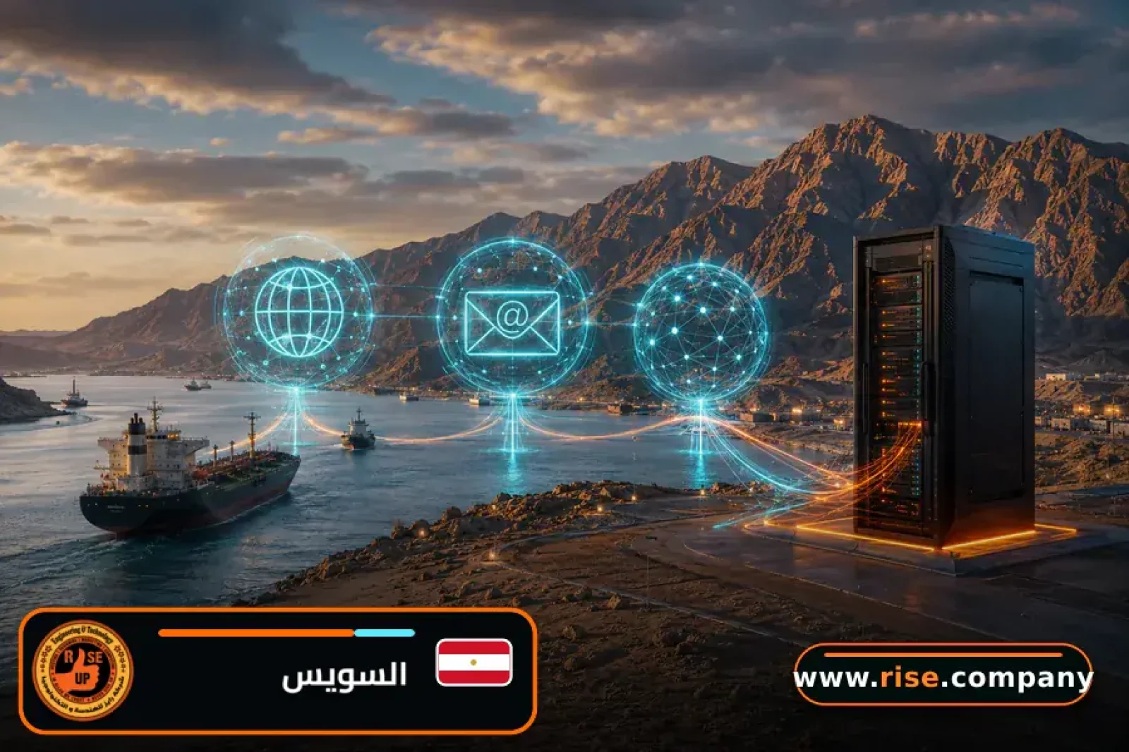 استضافة مواقع وتصميم مواقع وايميلات الشركات في محافظة السويس