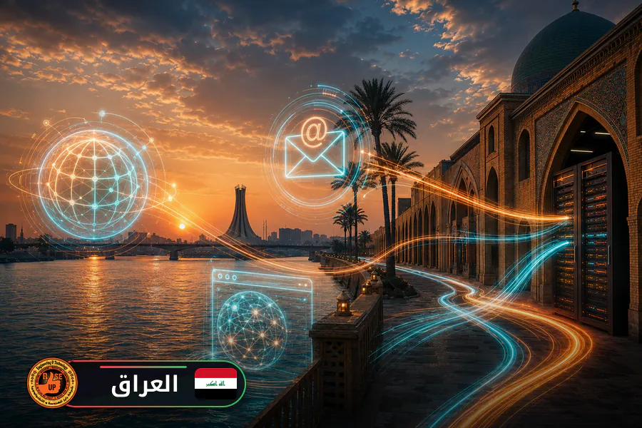 عمل ايميل شركة واستضافة وتصميم مواقع واعلانات جوجل في العراق
