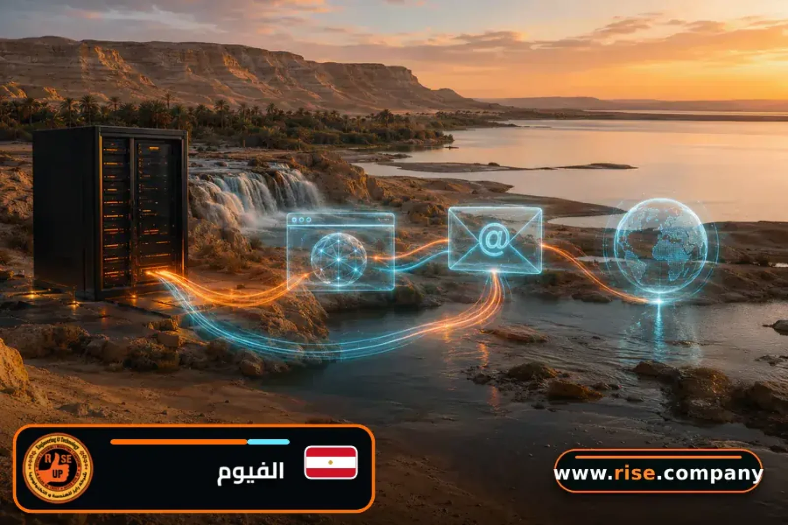 استضافة مواقع وتصميم مواقع وايميلات الشركات في محافظة الفيوم