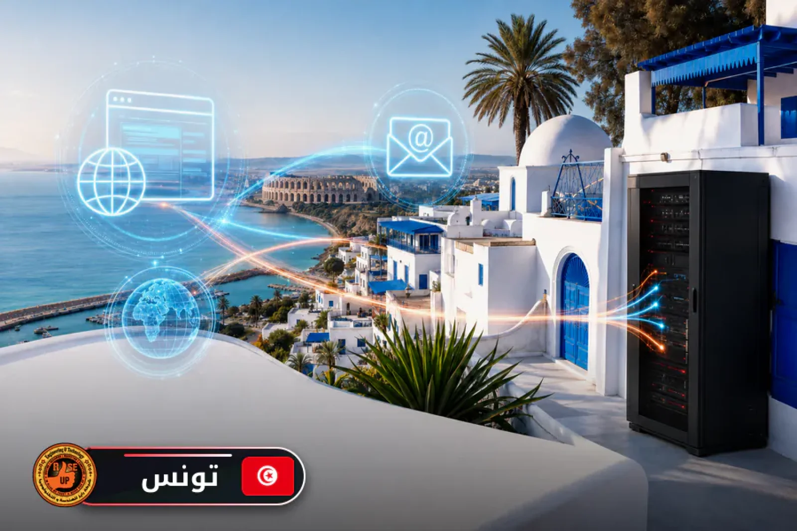 عمل ايميل شركة واستضافة وتصميم مواقع واعلانات جوجل في تونس