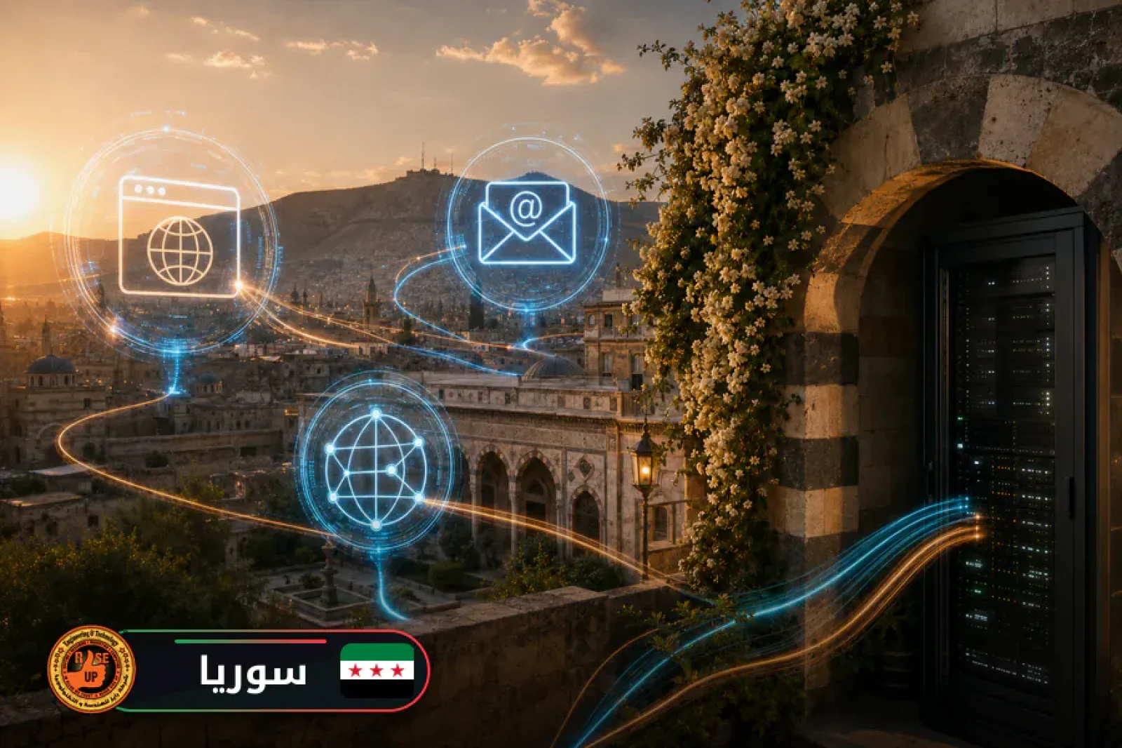 عمل ايميل شركة واستضافة وتصميم مواقع واعلانات جوجل في سوريا