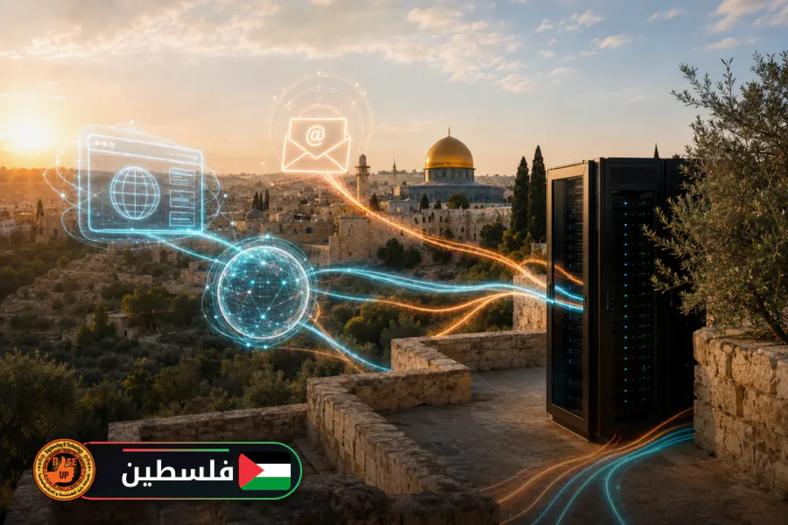 عمل ايميل شركة واستضافة وتصميم مواقع واعلانات جوجل في فلسطين