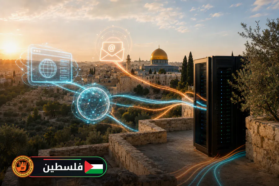 عمل ايميل شركة واستضافة وتصميم مواقع واعلانات جوجل في فلسطين
